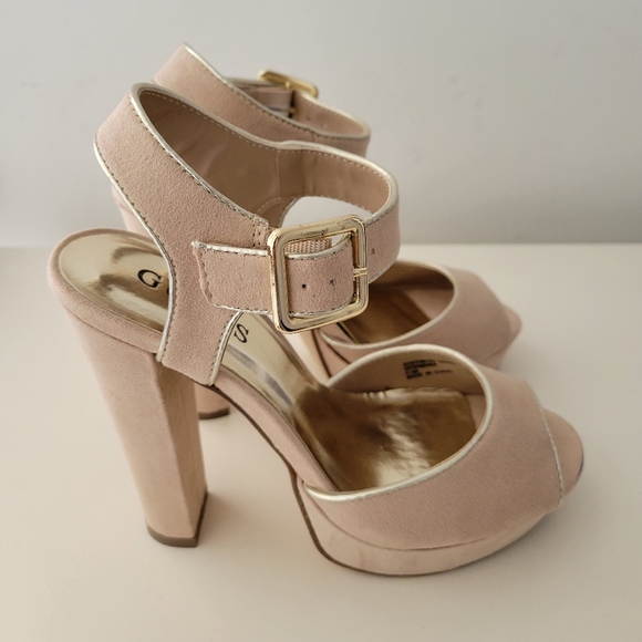 Blush Guess heels. Size 5 1/2. - Picture 3 of 7